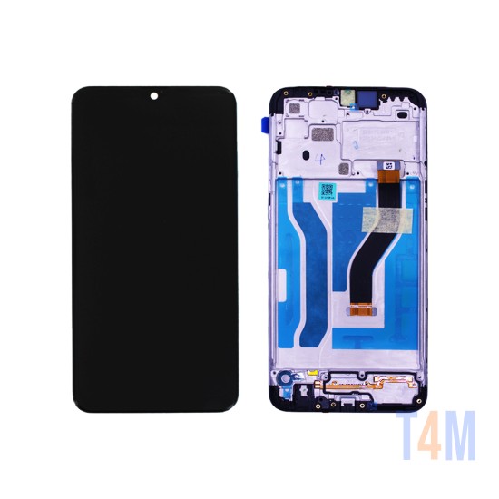 Touch+Display+Frame Samsung Galaxy A10S 2019/A107 Service Pack Preto